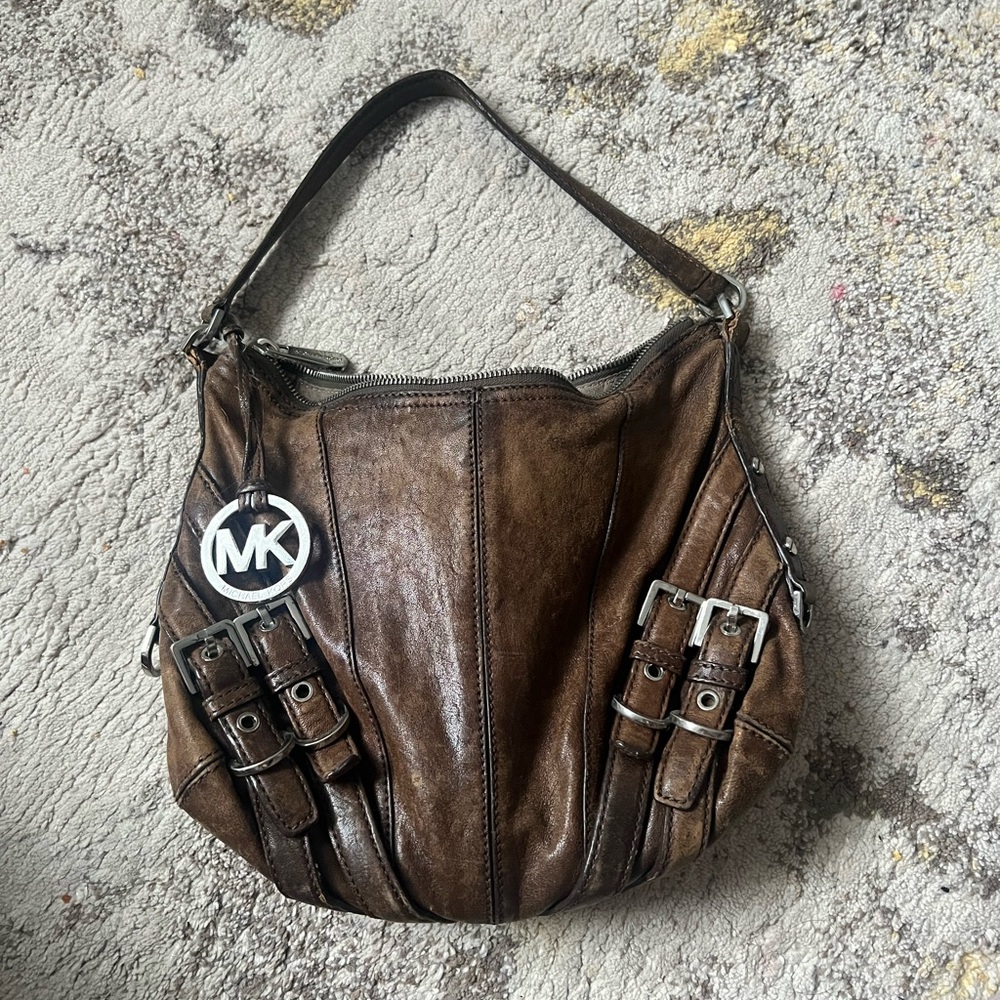 Michael Kors Brown Leather Bag